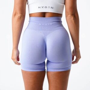 NVGTN Periwinkle Seamless Shorts